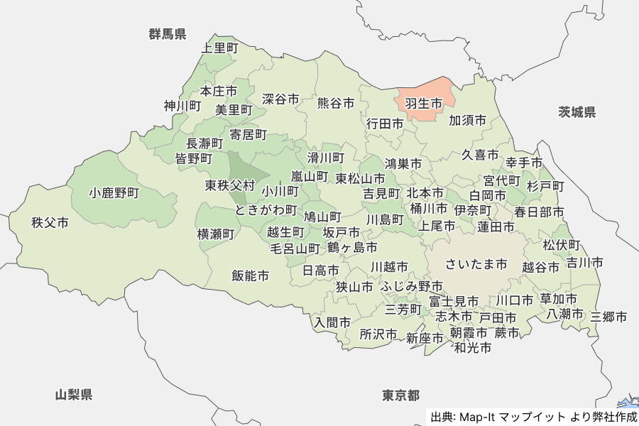 3号案件の地図